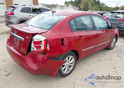 2012 Nissan Sentra 2.0 Sl из США, поврежденный, VIN 3N1AB6AP4CL680170